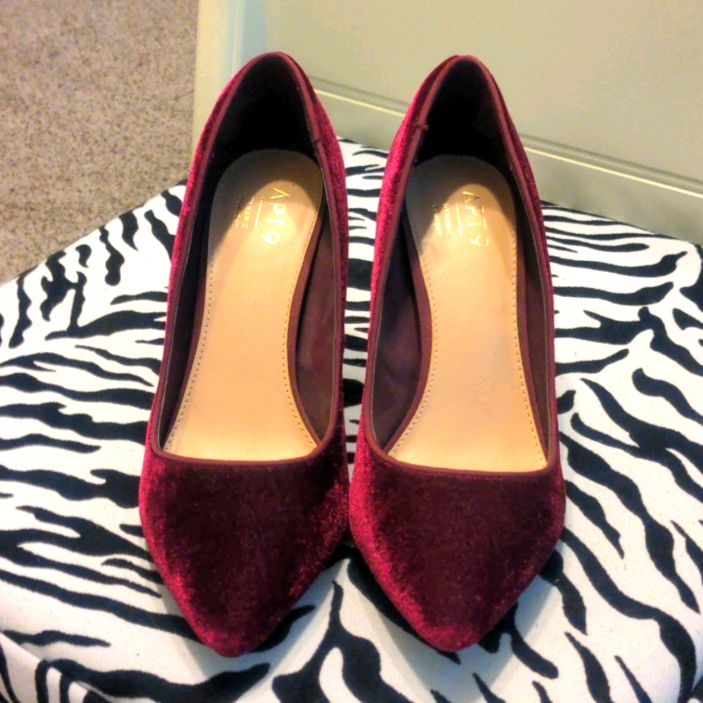 Burgundy Heels
